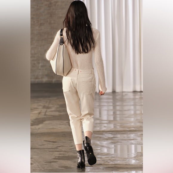 ZARA LOW RISE STRAIGHT LEG VELVET JEANS ZW COLLECTION $109 retail Size 6 NWT - Picture 11 of 15